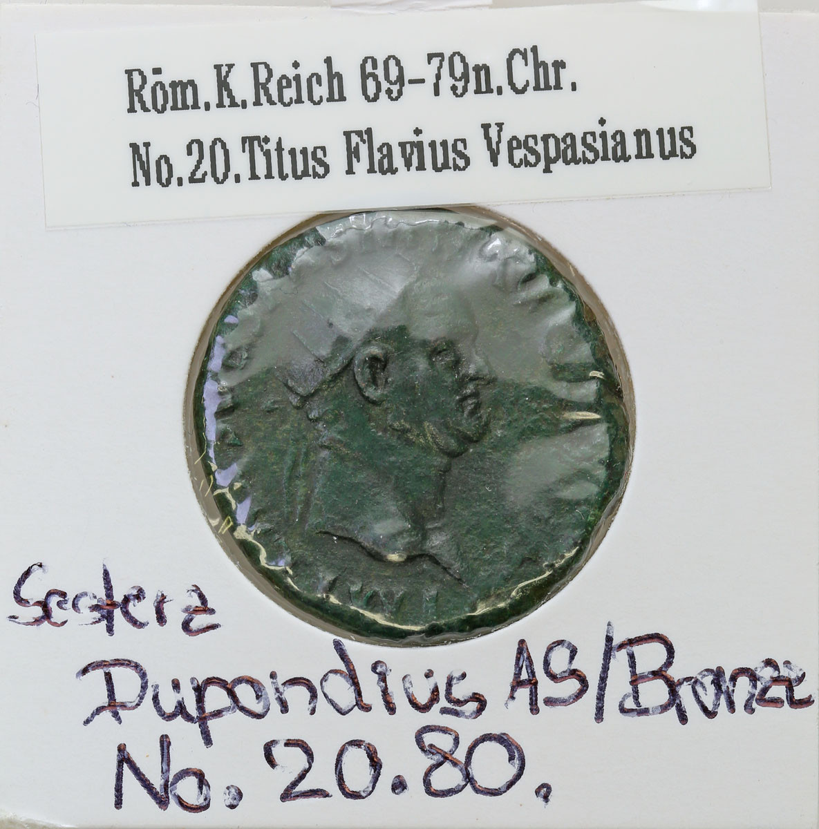 Cesarstwo Rzymskie Wespazjan (69 - 79) Dupondius Rzym